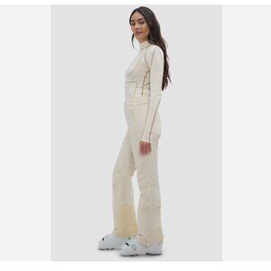 Halfdays Alessandra Primaloft Ski Snowboard Pant Women's Size S Oat Milk NWT